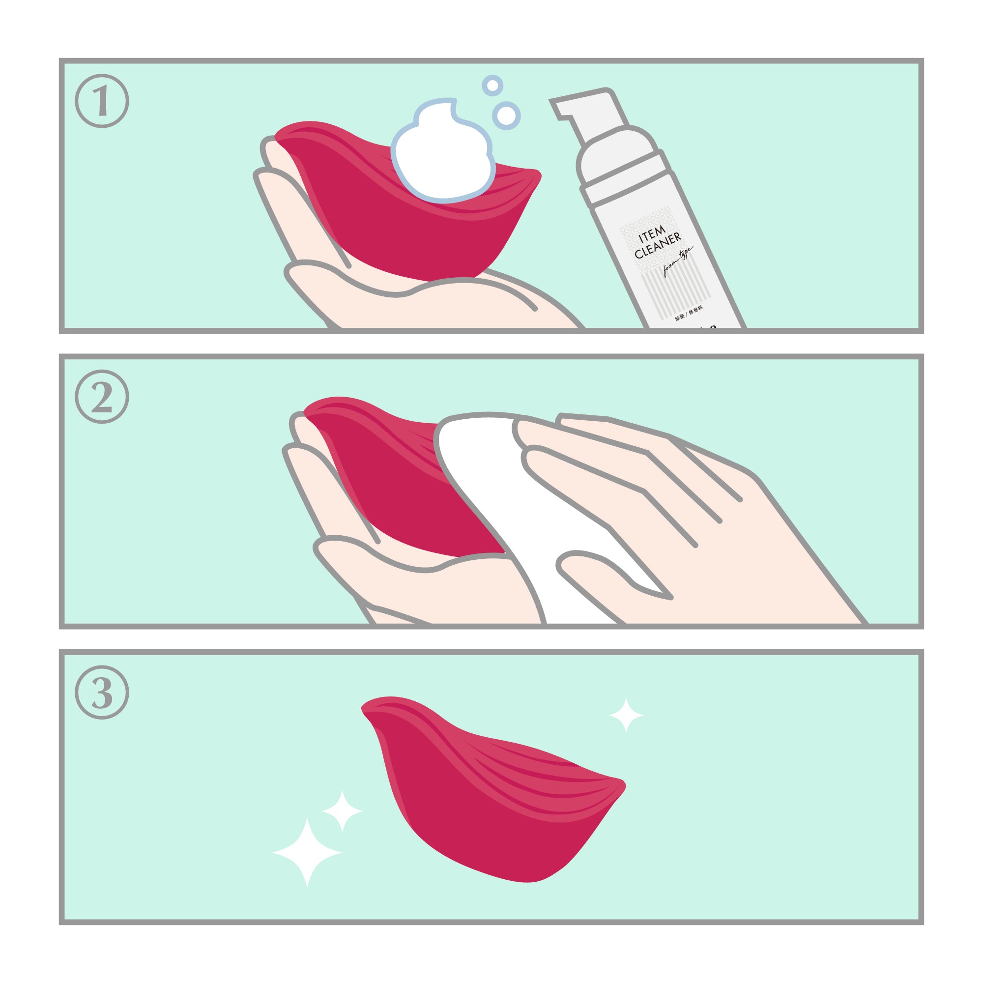 プレジャーアイテム用除菌クリーナー｜泡タイプ50ml｜iroha – fermata