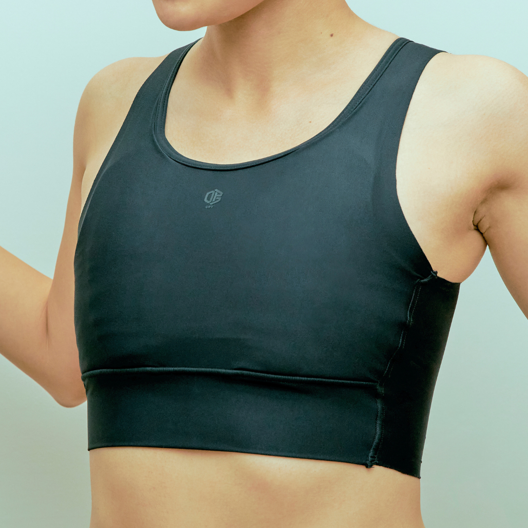 【Stays in place even when active – Comfortable Fit】<br> OPT No-Bounce Sports Binder<br> Designed for light compression – comfortable for extended wear<br> Perfect for sports and everyday use