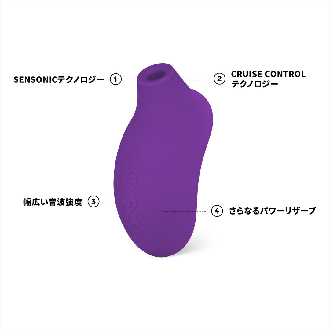 SONA™ 2 Cruise<br>Sonic Wave Pleasure Item<br>Non-contact, High-power stimulation, Waterproof and Quiet design<br>