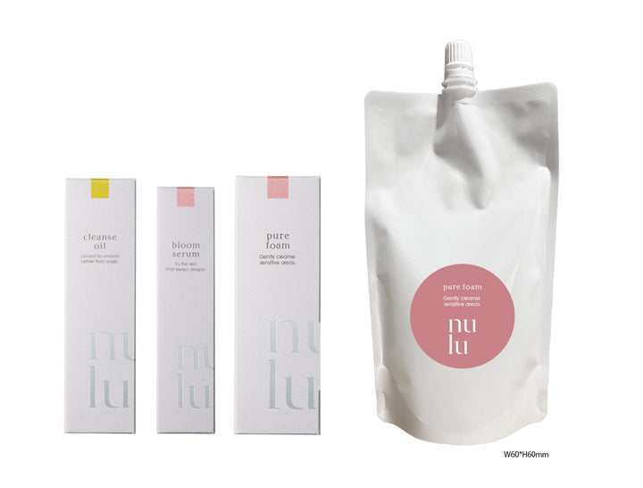 【弱酸性・アミノ酸系の泡ソープ】nulu（ヌル）／pure foam ピュアフォーム 100mL