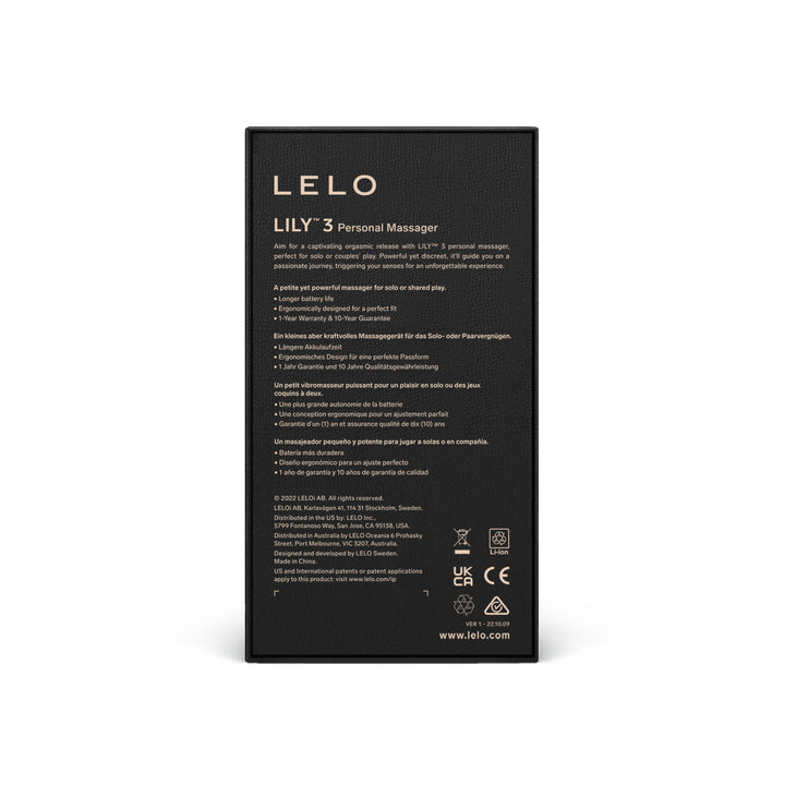 LILY™ 3<br>迷你歡愉產品<br>小巧・方便攜帶 新手友善・靜音<br>