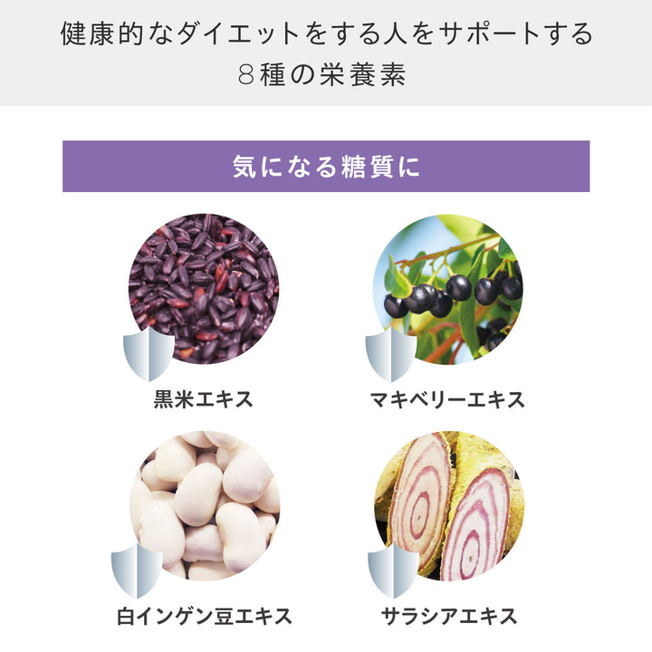 パーフェクトダイエット プレミアム<br>ダイエットサプリ（30日分 / 1ヶ月分）<br>糖質対策サポート