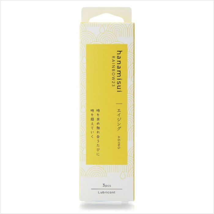 [Lubricating Gel with Natural Ingredients] RAINBOW23 / Aging | Adult Dryness and Friction Care 1.7g x 3 bottles
