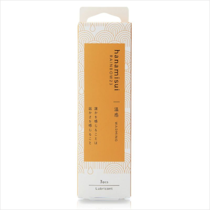 [Warming Lubricant Gel] RAINBOW23 / Warming | Gently Warming 1.7g x 3 Tubes