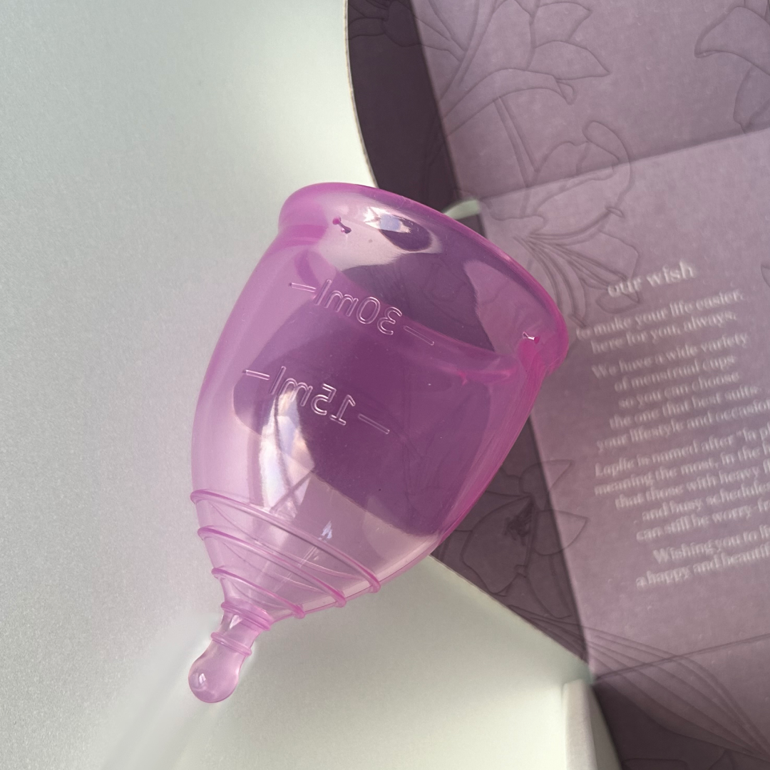 ラプリエ 月経カップ<br>大容量・多い日対応・安定フィット・日本製